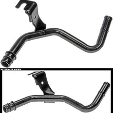 APDTY 116520 Heater Hose Coolant Water Inlet Steel Tube Pipe Fits 3.1L or 3.4L Engine On 00-05 Buick Century Chevrolet Impala or Monte Carlo 00-01 Lumina 00-03 Pontiac Grand Prix (Replaces 12568743)