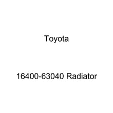 TOYOTA 16400-63040 Radiator