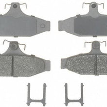 ACDelco 14D413MH Advantage Semi-Metallic Rear Disc Brake Pad Set with Hardware