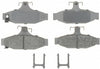 ACDelco 14D413MH Advantage Semi-Metallic Rear Disc Brake Pad Set with Hardware