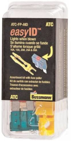 BUSSMANN ATC-FP-AID - easyID ATC - 5 FUSE ASSORTMENT - PULLER (Pack of 1)