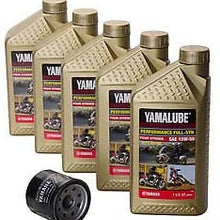 Yamalube Yamaha YXZ1000R 2016–2018 Full Synthetic 15W-50 Oil Change Kit