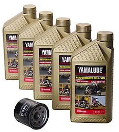 Yamalube Yamaha YXZ1000R 2016–2018 Full Synthetic 15W-50 Oil Change Kit