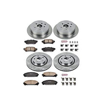 Power Stop KOE5828 Autospecialty Front and Rear Replacement Brake Kit-OE Brake Rotors & Ceramic Brake Pads