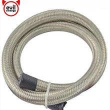 evil energy 1M AN4 AN6 AN8 AN10 AN12 Stainless Steel Double Braided Hose Oil Fuel Hose Line Universal Oil Cooler Fuel Hose Tube