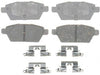 ACDelco 14D1161CH Advantage Ceramic Rear Disc Brake Pad Set with Hardware