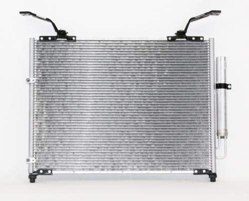 Go-Parts - for 2003 - 2008 Honda Pilot A/C (AC) Condenser 80100-S9V-305 HO3030148 Replacement 2004 2005 2006 2007