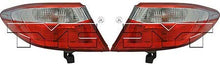 Fits 2015-2017 Toyota Camry Tail Light Driver and Passenger Side CAPA Certified Bulbs Included TO2804121 + TO2805121 - Replaces 81560-06640 ;LE|SE|XLE|XLS