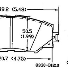 OMNIPARTS Brake Pad 13050952