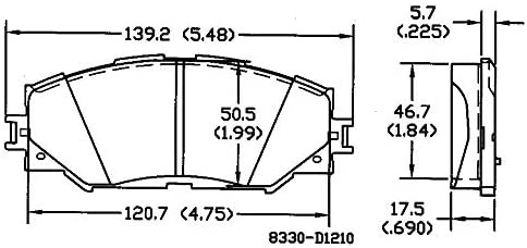OMNIPARTS Brake Pad 13050952