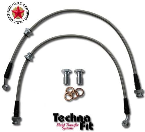 Techna-Fit Brake Lines NISSAN 2002-2003 MAXIMA, REAR DISC REARS (2) - NIS-1130R