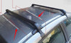 VPABES Universal Cars Lockable Bars Rack Aluminum Roof Rack Cross Bar Carrier Adjustable Window Frame Crossbar Top Rail Rack Max Load 75Kg