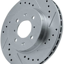 Power Stop JBR935XL Cross Drilled and Slotted Performance Brake Rotor - Left