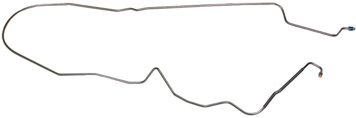 (V Wall 7-15) Compatible With 1978-83 G-body Front to Rear Preformed Brake Line Valve to Hose STAINLESS STEEL