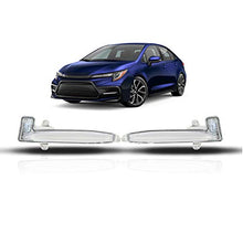 2 pcs Front Left and Right Bumper Daytime Running Lamp Set Clear Lens ABS Plastic/Polycarbonate Lens