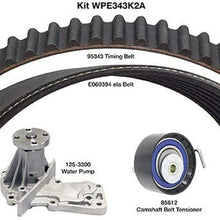 Dayco WPE343K2A Engine Timing Belt Kit with Water Pump