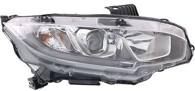 CPP HO2503173 NSF Certified Right Direct Fit Headlight for 2016 Honda Civic