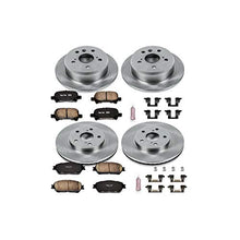 Power Stop KOE5482 Autospecialty Front and Rear Replacement Brake Kit-OE Brake Rotors & Ceramic Brake Pads