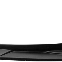 IKON MOTORSPRTS | Front Bumper Lip Compatible With 2020-2021 Toyota Corolla | L LE XLE Front Lip Spoiler Matte Black PP Polypropylene