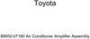 Genuine Toyota 88650-07180 Air Conditioner Amplifier Assembly