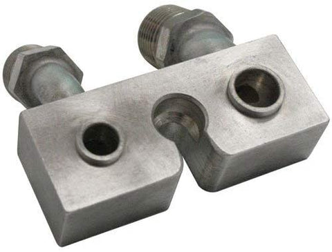 VPA 045018 OEM Compressor Adapter Block Fits Ford-Style Compressors -8AN -10AN P