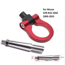 EPMAN Sport Auto Trailer Tow Hook Screw-On Front Rear Aluminum for Nissan GTR R35 350Z 2009-2015 TK-RTHLPH014 (Golden)
