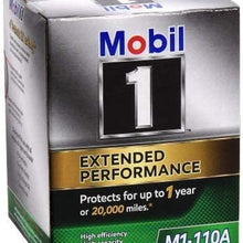 Mobil 1 Advanced Full Synthetic Motor Oil 15W-50, 5-Quart bundle with Mobil 1 M1-110A Extended Performance Oil Filter, 1-Count