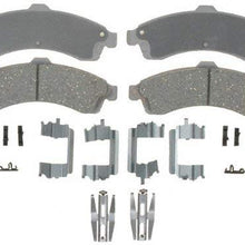 ACDelco 14D882CH Advantage Ceramic Front Disc Brake Pad Set with Hardware