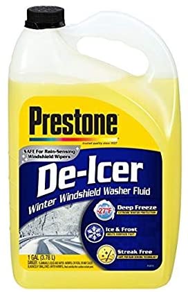 Prestone AS250 De-Icer Windshield Washer Fluid-1 Gallon, 128 Ounces