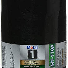 Mobil 1 10W-40 Full Synthetic Motorcycle Oil, 1-Quart, Single Bundle M1-110A Extended Performance Oil Filter, 1-Count
