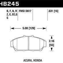 Hawk Performance HB245F.631 HPS Performance Ceramic Brake Pad