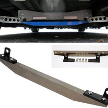 Remix Custom Aluminum Rear Lower Tie Bar Gunmetal Compatible with 2001-2005 Honda Civic 2/4DR