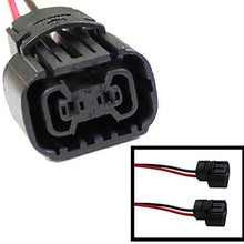 iJDMTOY (2) 5202 2504 PS24W Bulbs Female Connector Wiring Pigtail Harnesses Compatible With Fog Lights/Daytime Running Lamps