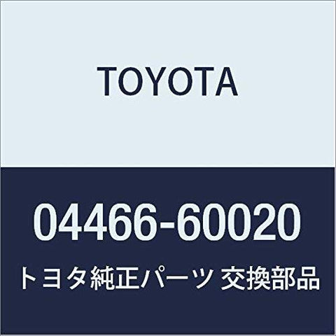 Toyota 04466-60020, Disc Brake Pad
