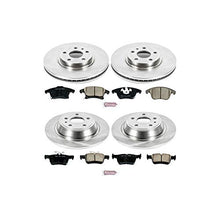 Power Stop KOE6556 Autospecialty Front and Rear Replacement Brake Kit-OE Brake Rotors & Ceramic Brake Pads