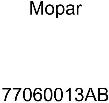 Mopar 77060013AB Cold Air Intake System