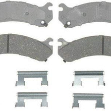 ACDelco 14D784CH Advantage Ceramic Front Disc Brake Pad Set with Hardware