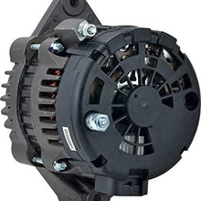 New Alternator Compatible with/Replacement for 8 Cyl. 305CI 5.0L PLEASURECRAFT 305CI 5.0L 06 07 2006 2007, 6Clock 95Amp Internal Fan Type Solid Pulley Type Internal Regulator CW Rotation 12V