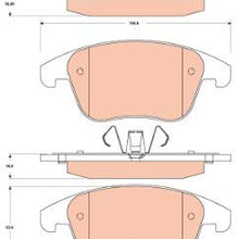 TRW TPC1375ES Premium Ceramic Front Disc Brake Pad Set