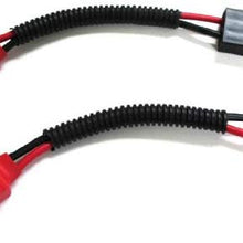 iJDMTOY H7 Heavy Duty Ceramic Wiring Harness Sockets Compatible With Headlights or Fog Lights