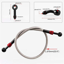 Yuanyuan Motorcycle M10 Hydraulic Reinforced Brake Clutch Oil Hose Line Pipe with Movable Joint Fit ATV Dirt Pit Bike