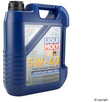 Liqui Moly Fully Synthetic Motor Oil 5W-40 5 Liter Bottle (2 Pack)