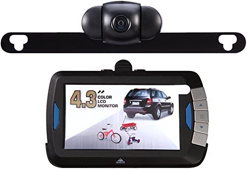 PEAK Digital Wireless Back-Up Camera, Color LCD Monitor, 4.3-inch (4.3'')