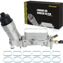 926-959 Engine Oil Filter Housing with Oil Cooler Sensors and Gaskets Upgraded Aluminum Kit Compatible with Chrysler 200 300, Dodge Charger Challenger Journey, Wrangler, Ram ProMaster 3.6L 6Cyl