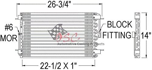 OSC Cooling Products 4219 New Condenser