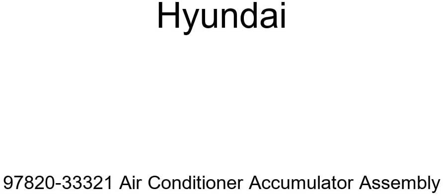 Genuine Hyundai 97820-33321 Air Conditioner Accumulator Assembly