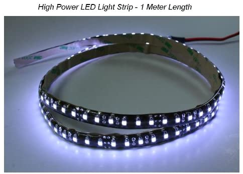 Pilotlights.net LED Light Strip HIGH Power White Color for Auto Airplane Aircraft Rv Boat Interior Cabin Cockpit LED Light