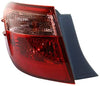 Koolzap For 17-19 Corolla Outer Taillight Taillamp Rear Tail Light Lamp w/Bulb Left Side