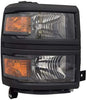 New Front Right Passenger Side Halogen Head Light Assembly For 2014-2015 Chevrolet Silverado 1500 Black GM2503395