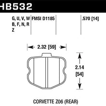 Hawk Performance HB532F.570 HPS Performance Ceramic Brake Pad